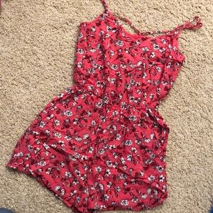 Floral Romper with pockets